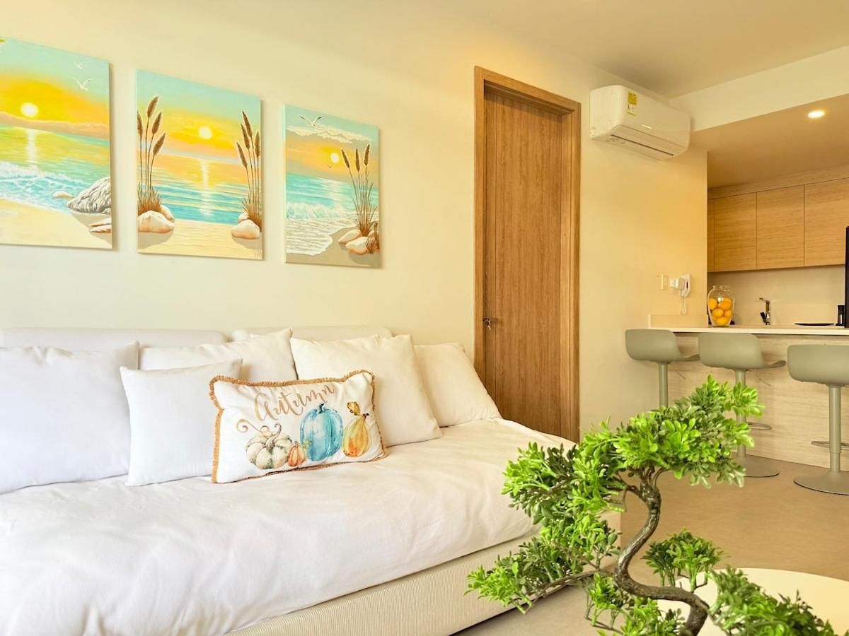 Beachfront 2br Private Pool - Morros Kai Apartamento