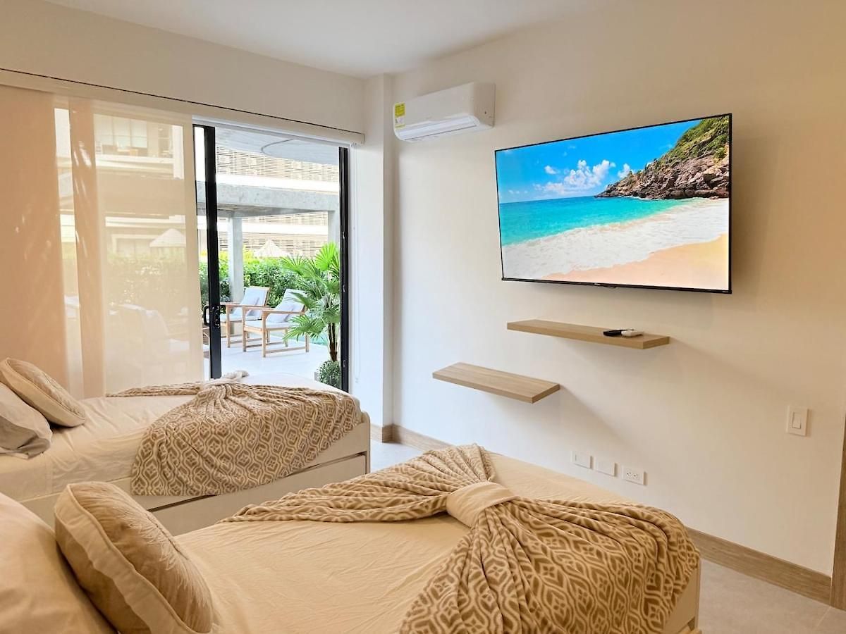 Apartamento Beachfront 2br Private Pool - Morros Kai