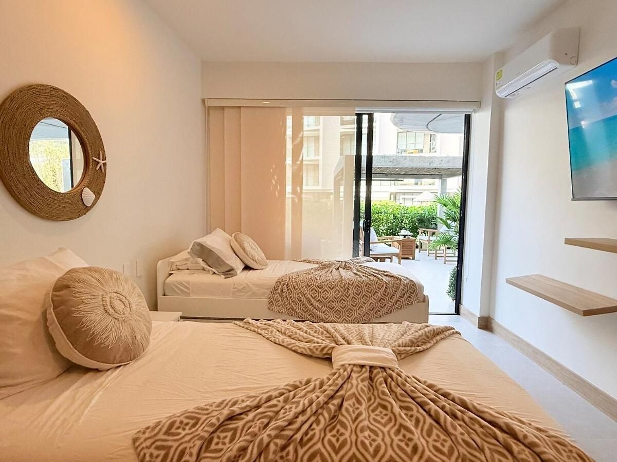 Beachfront 2br Private Pool - Morros Kai Cartagena