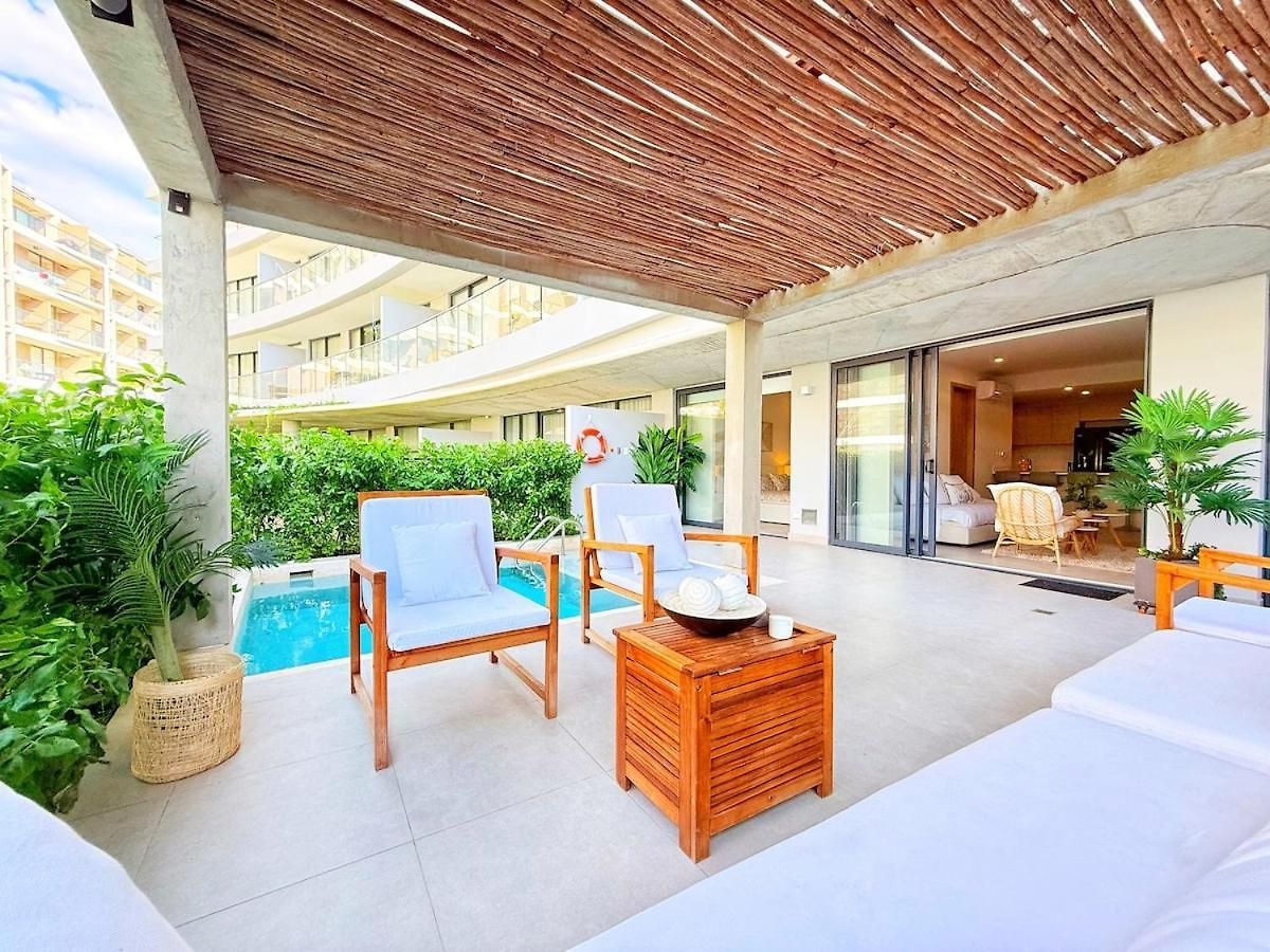 Apartamento Beachfront 2br Private Pool - Morros Kai